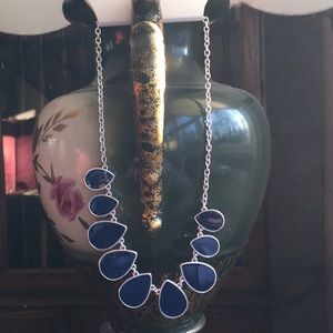 Beautiful blue lapis color necklace!